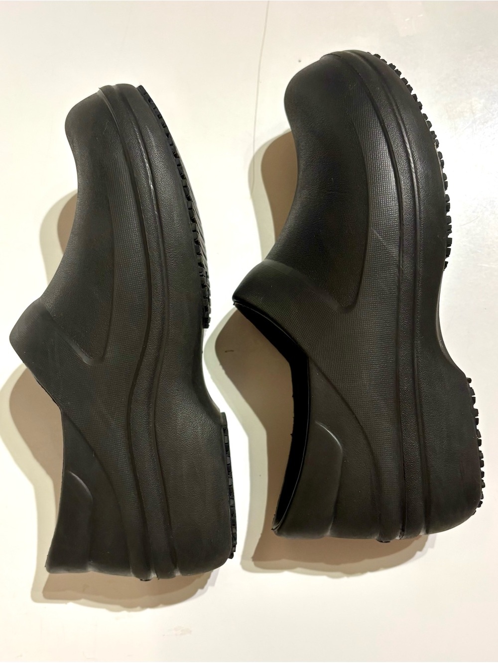 CROCS Men's Black Slip-On Work Clogs